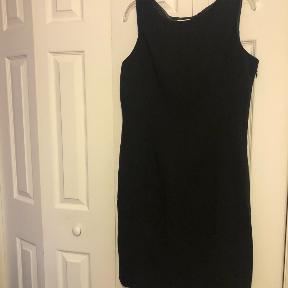 Calvin Kline Size 12 black fully lined Dress